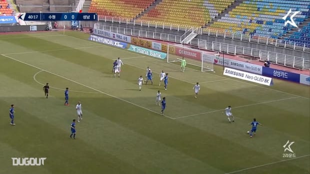 Kim Min-woo's spectacular volley against Seongnam